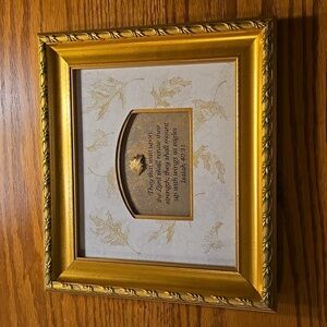 Isaiah 40:31 Gold Frame